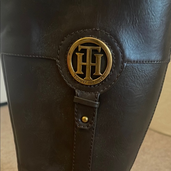 Tommy Hilfiger Brown knee high riding style Boots size 6 - Picture 2 of 5